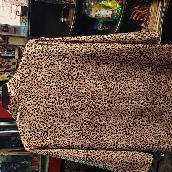 Women's animal print nightshirt/robe - Picture 6 of 6